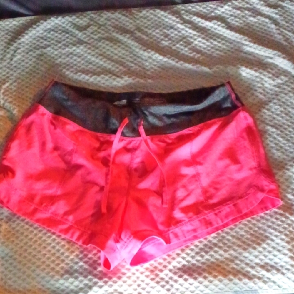 AVIA Womens Hot Pink‎ Work Out Shorts sz L
